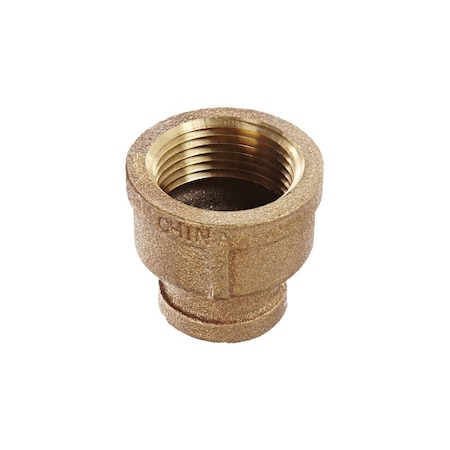 1/2 X 1/4 Inch Brass Reducer Coupling